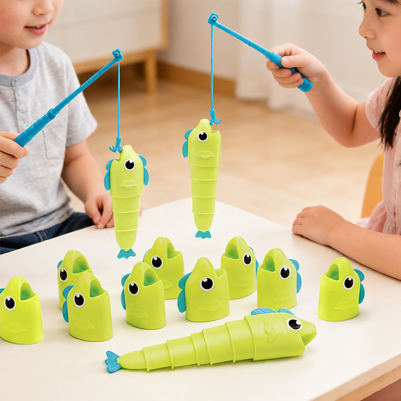 Fishing Equipment Kids - Juego de Pesca Telescópico KNYYSECQ, Juego