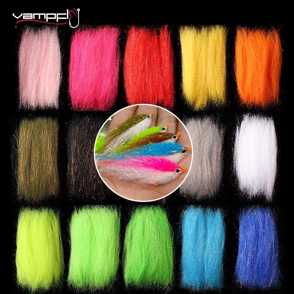 Fishing Equipment For Trout - Vampfly, 2 paquetes, fibra rizada prensada,