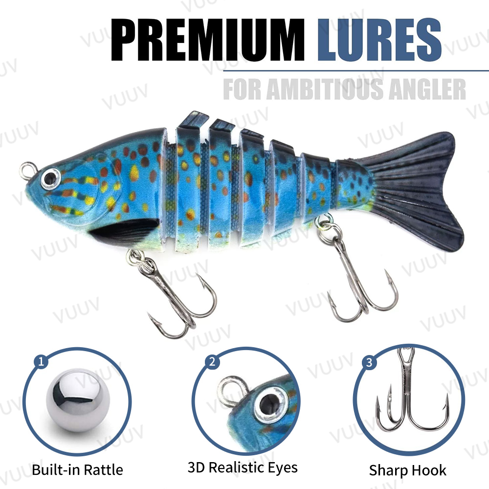 10 señuelos de pesca multiarti - Fishing Equipment For Trout reseña y precio