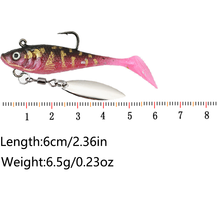 5 señuelos artificiales blando - Fishing Equipment For Trout reseña y precio