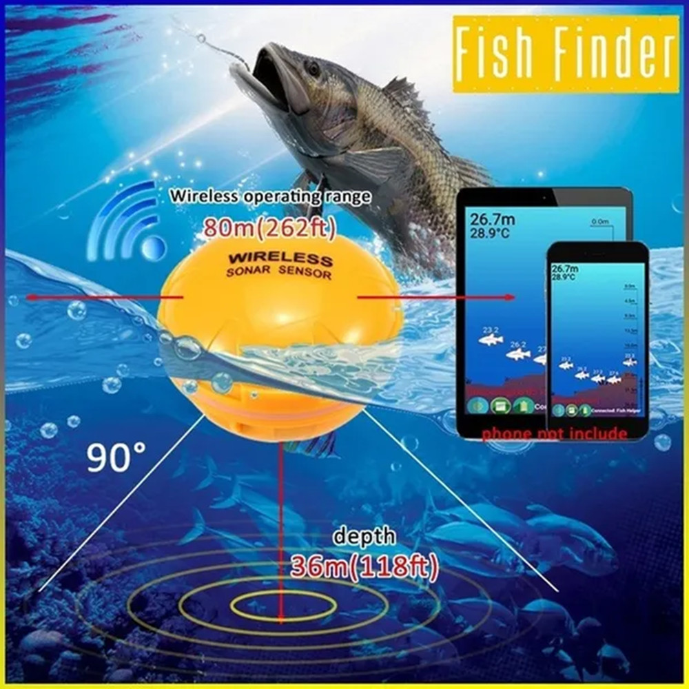 Buscador de peces con Sonar in - Fishing Equipment English reseña y precio