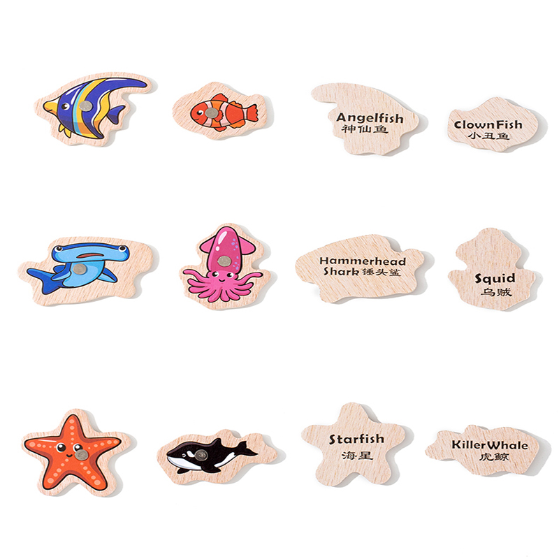 Juguetes de pesca Montessori d - Fishing Equipment Kids reseña y precio