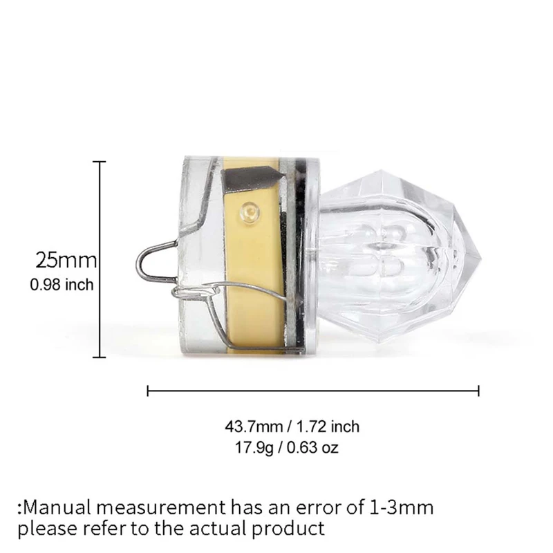 1 luz de pesca LED, luz subacu - Fishing Equipment English reseña y precio