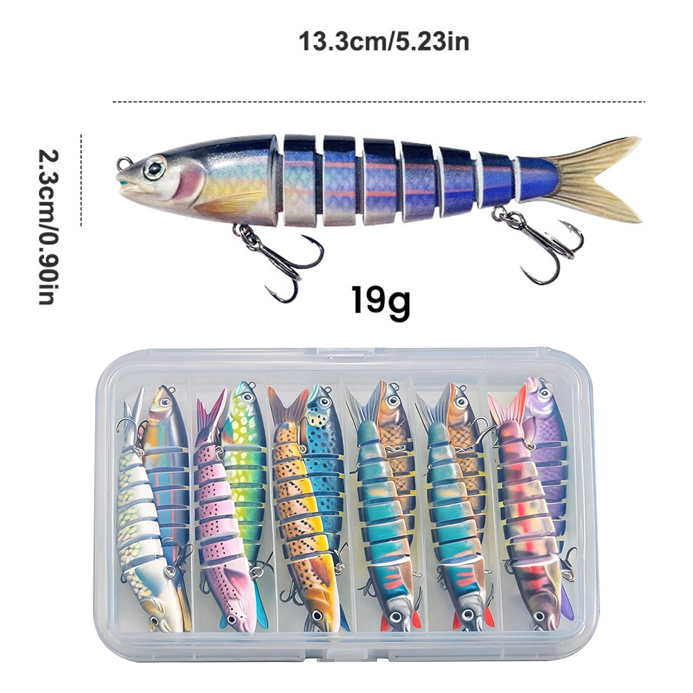 10 señuelos de pesca articulad - Fishing Equipment For Trout reseña y precio