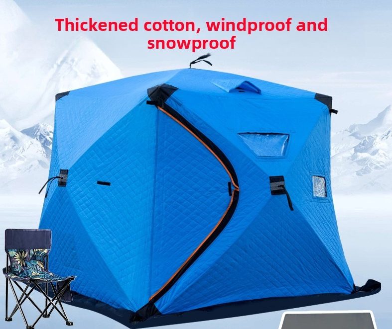 Tienda de pesca en hielo, grue - Fishing Equipment Needed reseña y precio