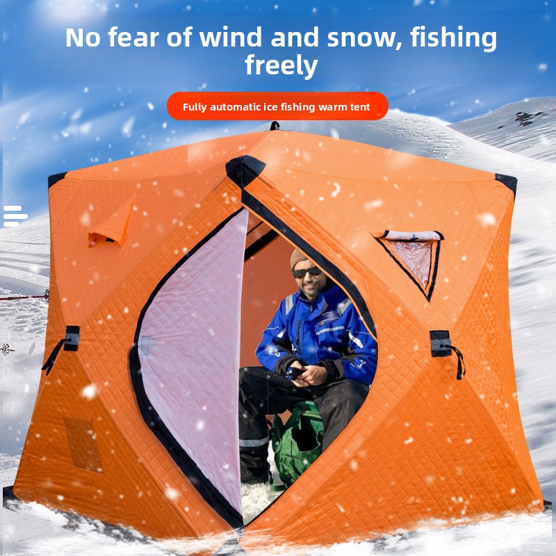 Tienda de pesca en hielo, grue - Fishing Equipment Needed reseña y precio