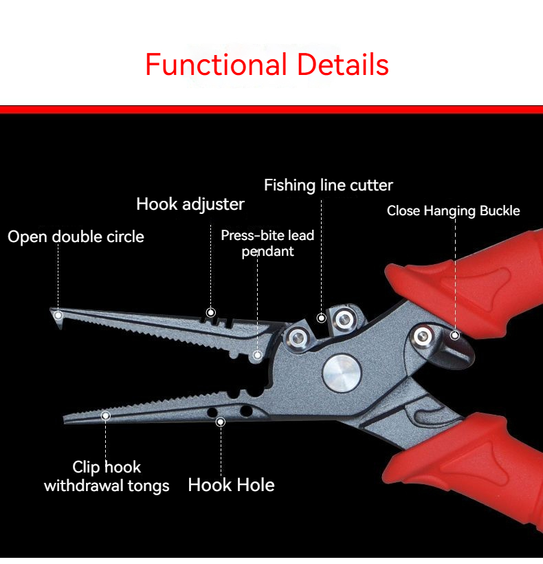 Alicates de pesca multifuncion - Fishing Equipment Basics reseña y precio