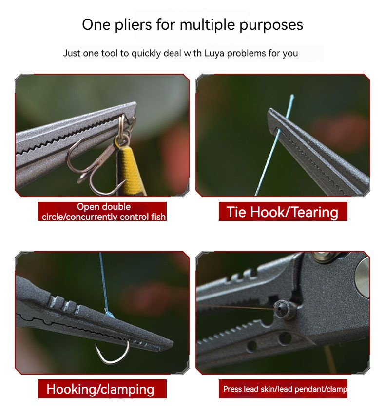 Alicates de pesca multifuncion - Fishing Equipment Basics reseña y precio