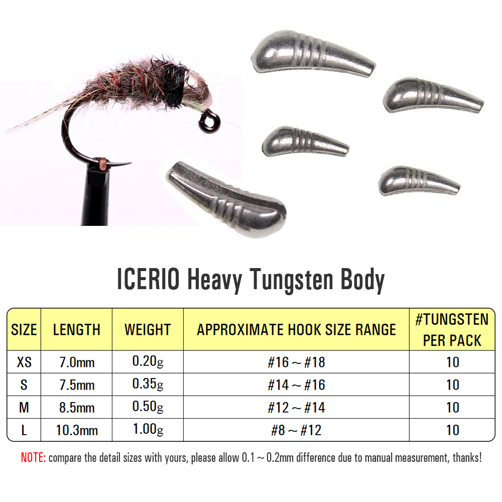 ICERIO 10 Uds. De ninfas de hu - Fishing Equipment Fly reseña y precio
