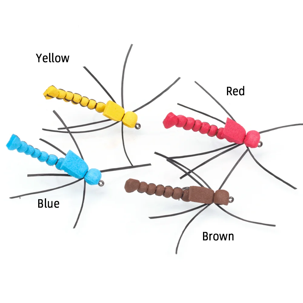 4 piezas # 12 Patas de Goma, M - Fishing Equipment For Trout reseña y precio