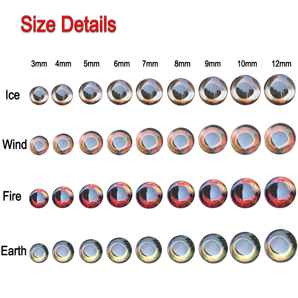 ICERIO 100 Uds. Ojos de pez ho - Fishing Equipment Fly reseña y precio
