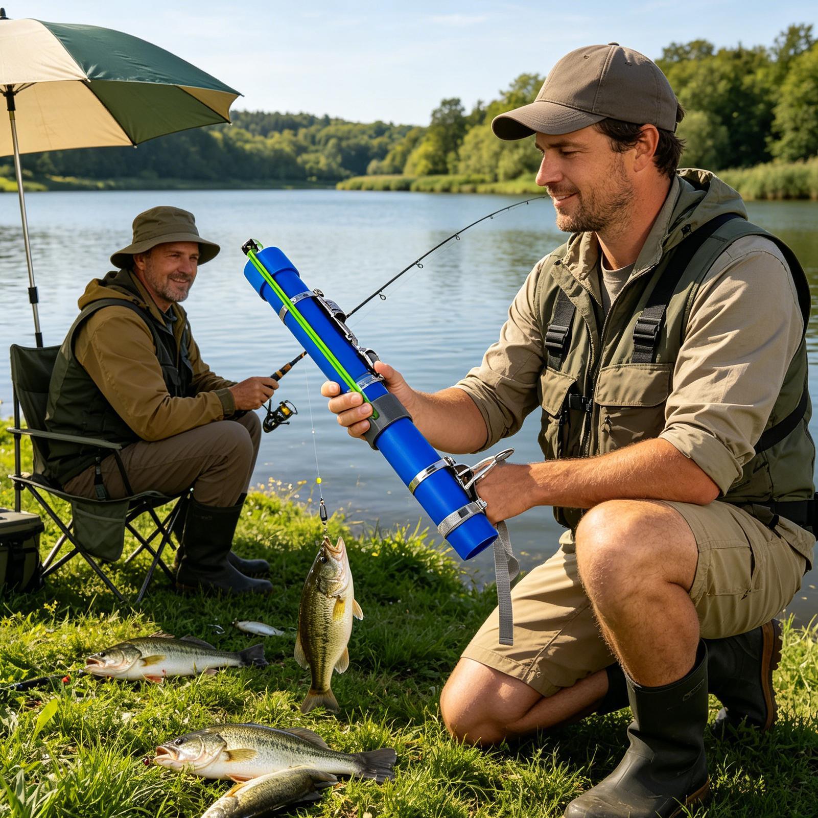 Caña de Pesca con Catapulta y  - Fishing Equipment For Trout reseña y precio