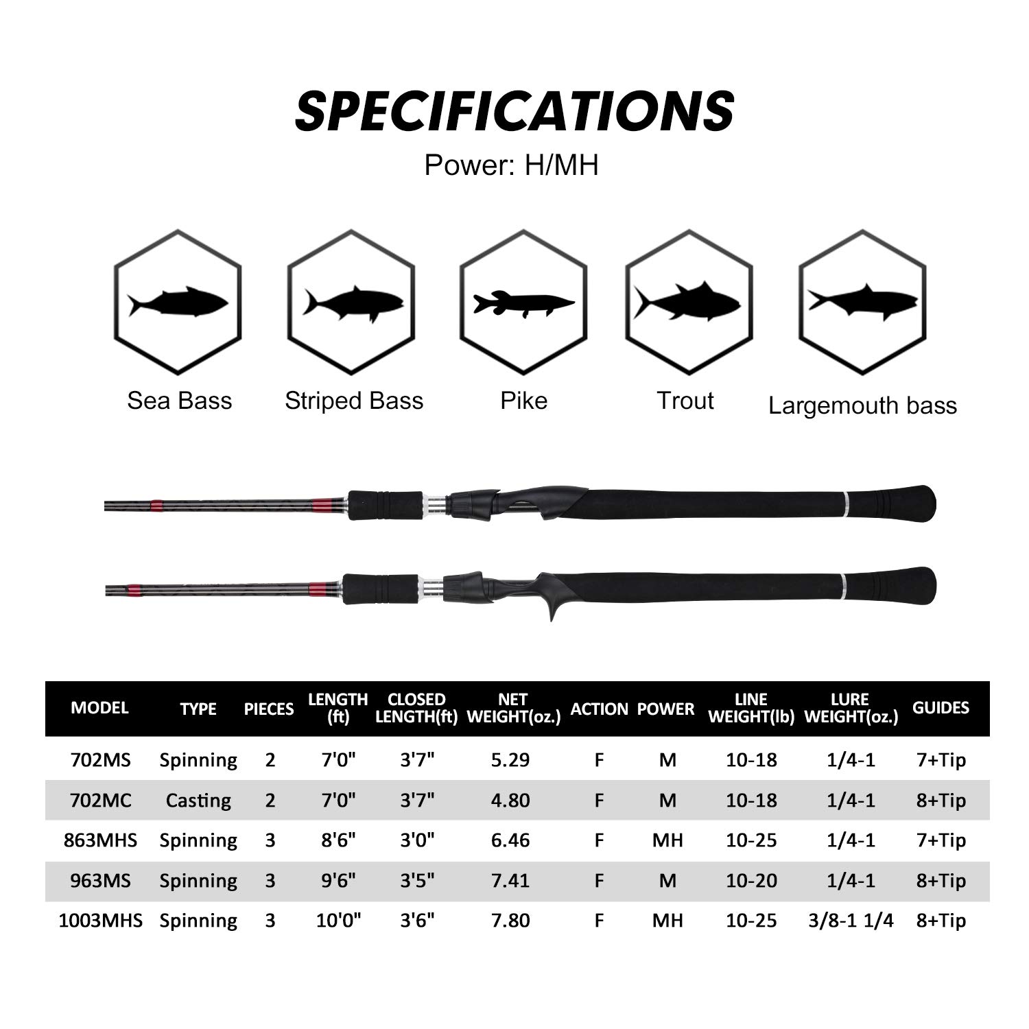 Caña de Pescar Goture Surf, de - Surf Fishing Equipment reseña y precio